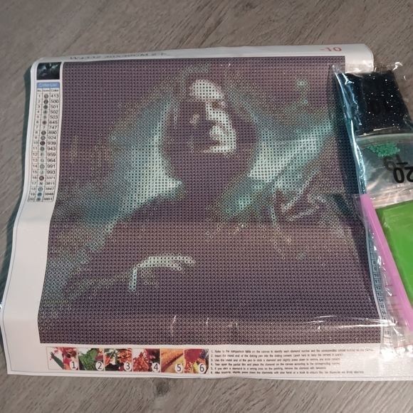Wizarding World Of Harry Potter Other - Harry Potter Severus Snape Diamond Painting Kit 30x30